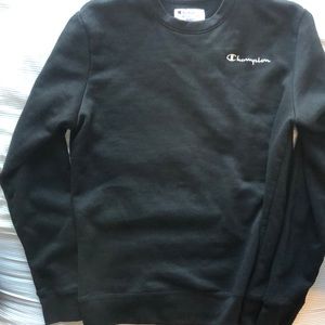 Black champion sweatshirt